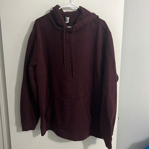 Men’s burgundy hoodie by Evergreen. XXL